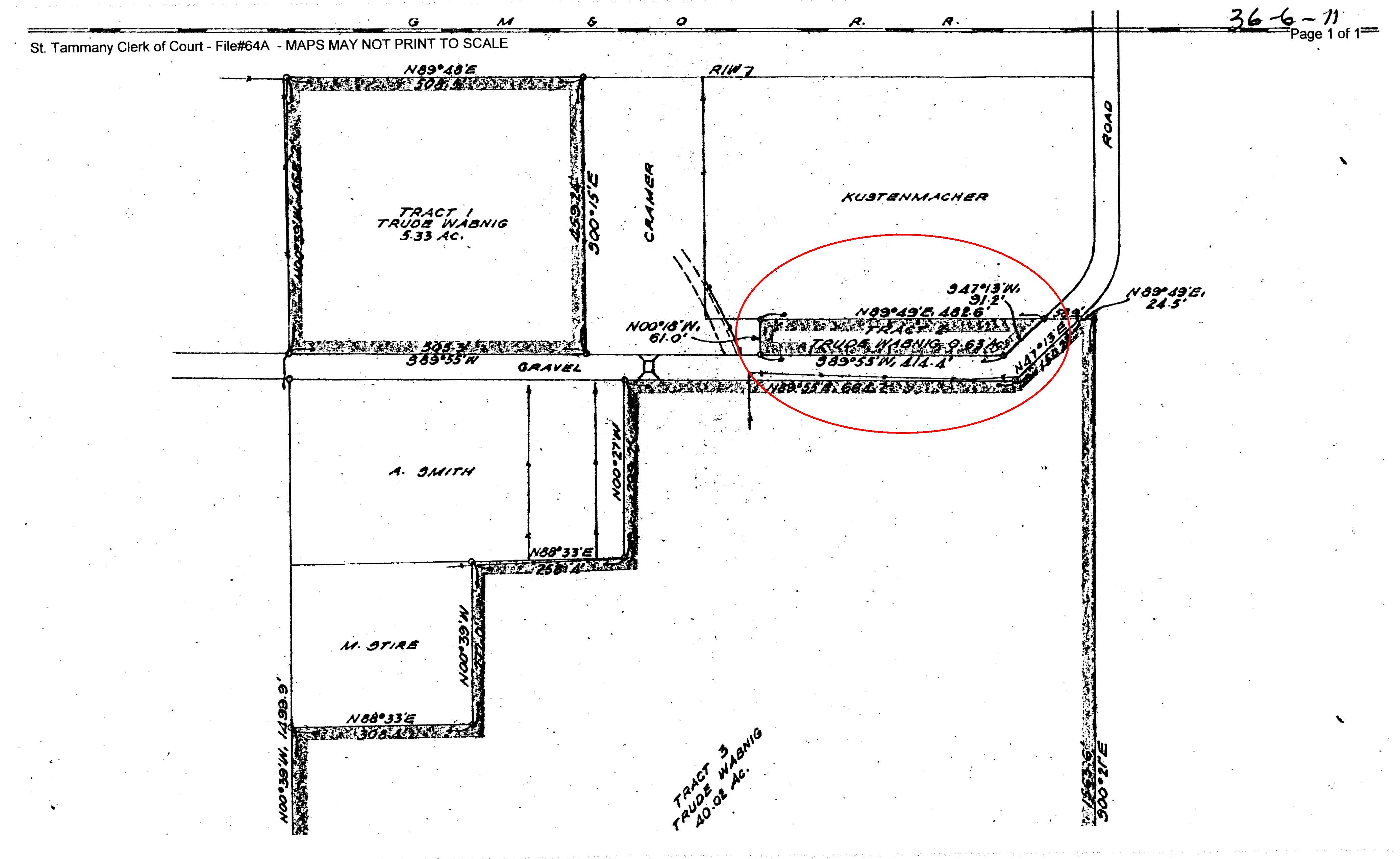 Kustenmacher Rd .63 acres S36 T6 SR11E